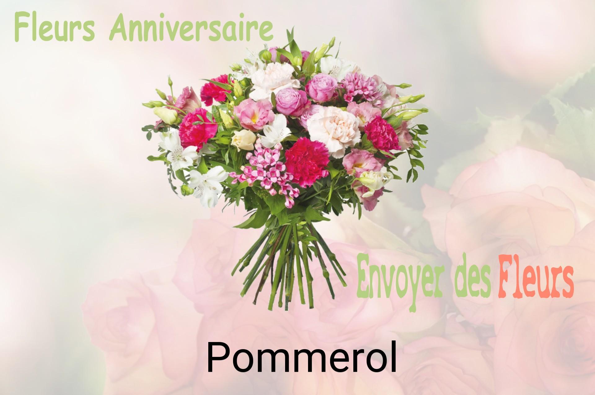 Bouquet de fleurs d’anniversaire livré à Pommerol