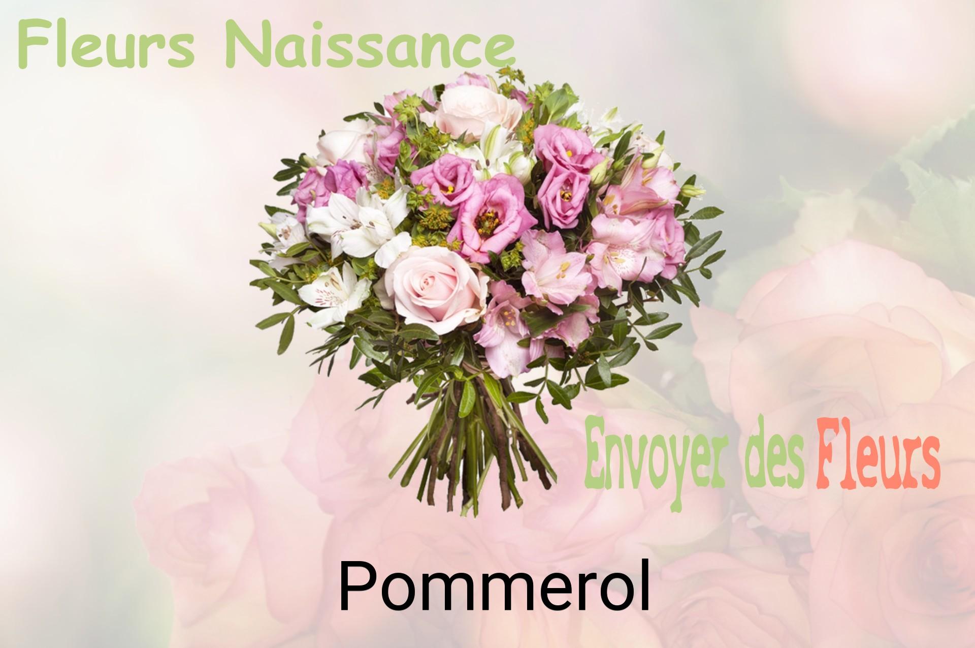 Bouquet de fleurs de naissance livré à Pommerol